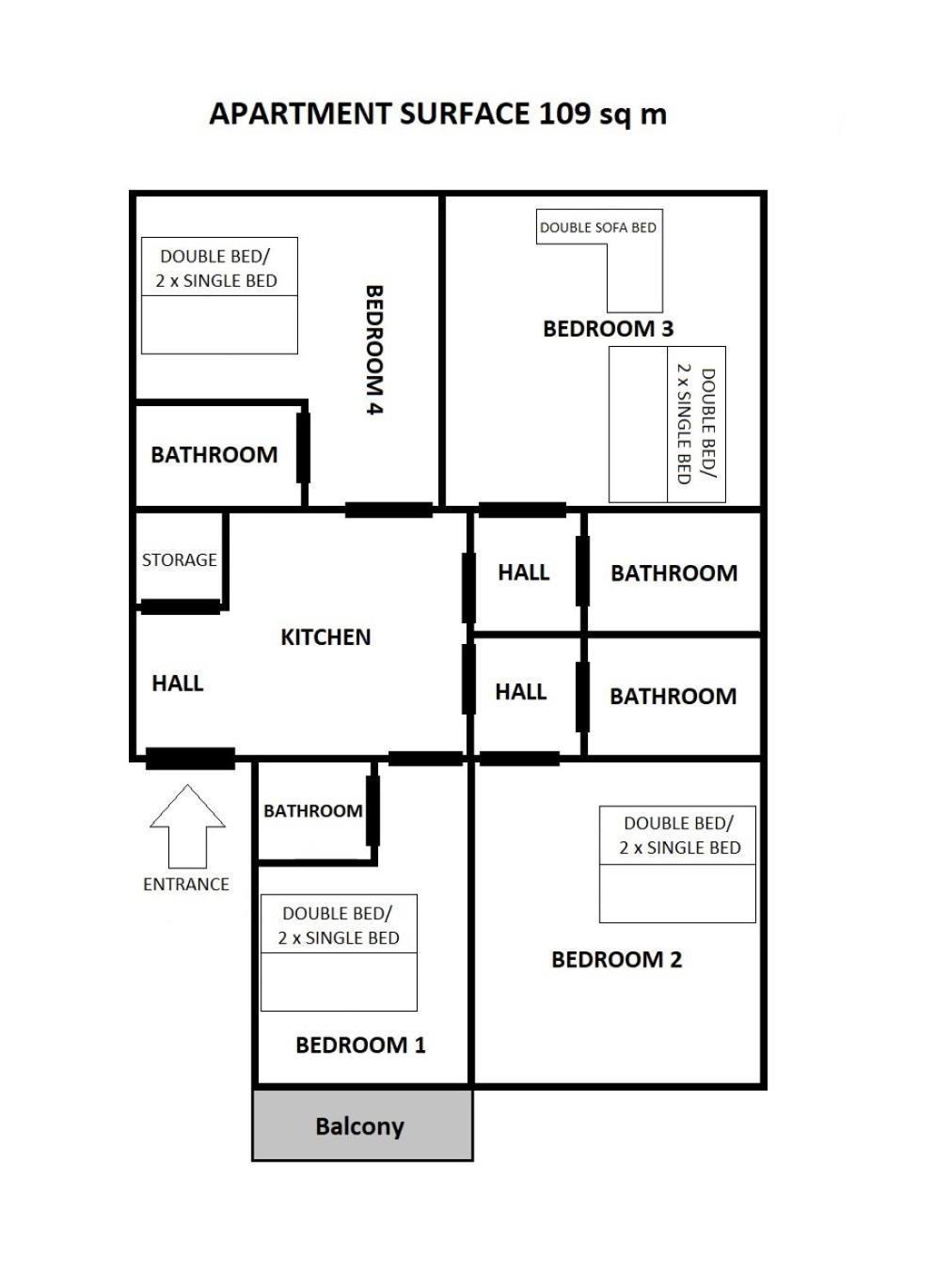 Roomy Lobzowska Street Apartment *